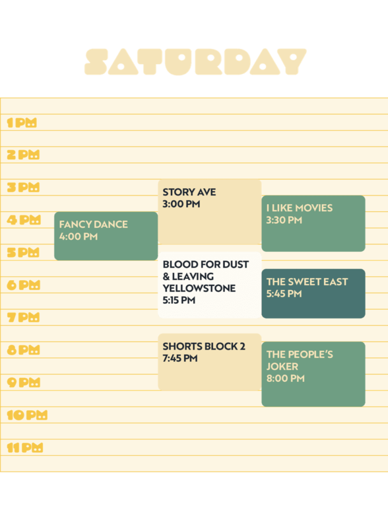 Festival Schedule - 2023 - Montana Film Festival